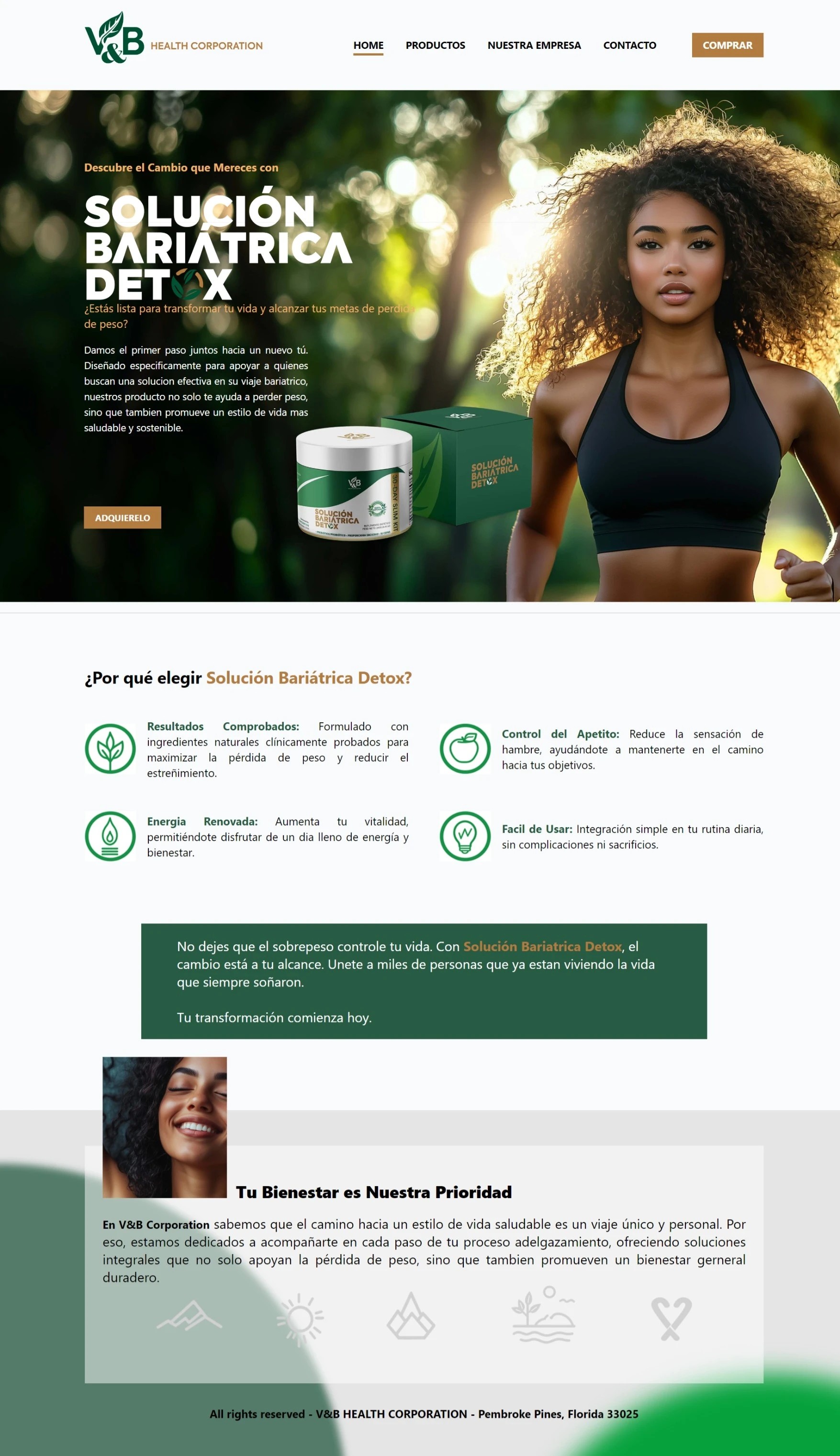 Vbishealth.com - Health Products Landing Page